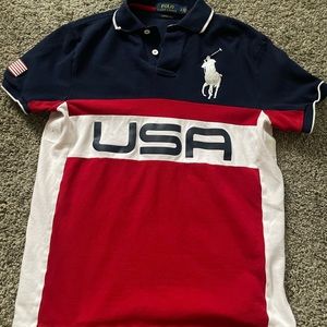 Custom Slim Fit Big Pony Mesh Polo Shirt